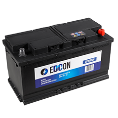 Аккумулятор - EDCON 12V 95Ah 800A (R+) 353x175x190mm / DC95800R