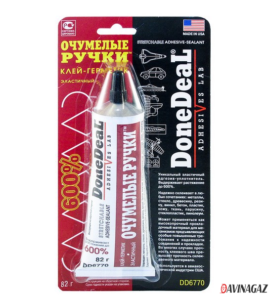 DONE DEAL - Клей водостойкий полиуретановый, 82г / DD6770