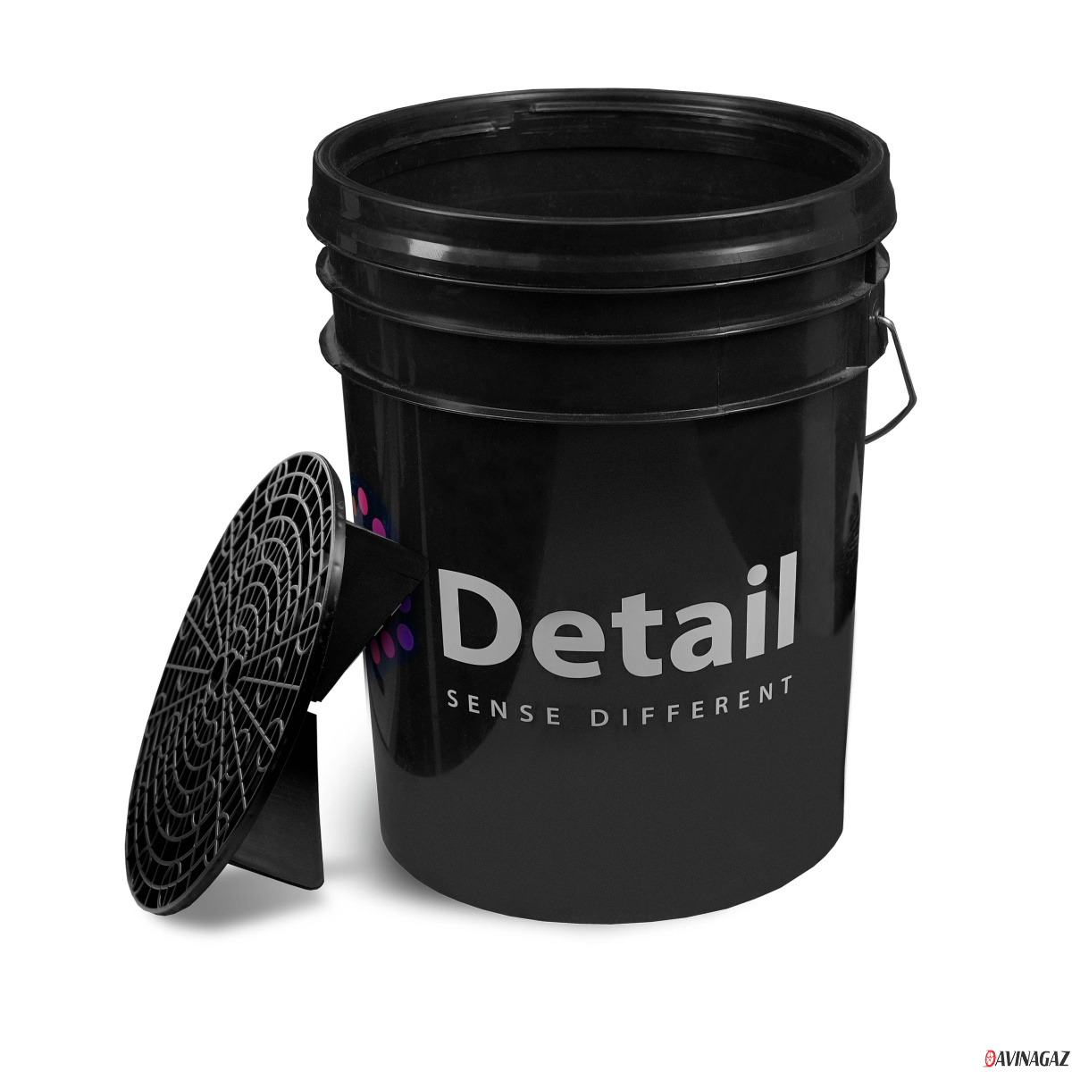 DETAIL - Ведро черное с фильтром, 20л / DT-0421