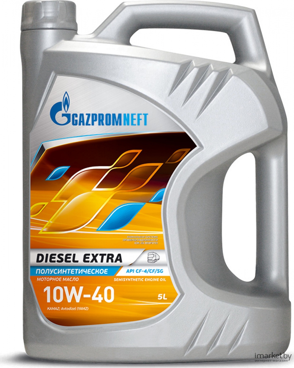 Масло моторное полусинтетическое - Gazpromneft Diesel Extra 10W-40 5л