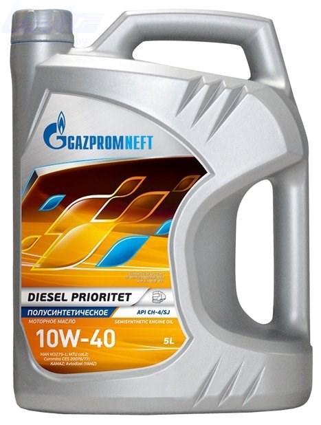 Масло моторное полусинтетическое - Gazpromneft Diesel Prioritet 10W-40 5л