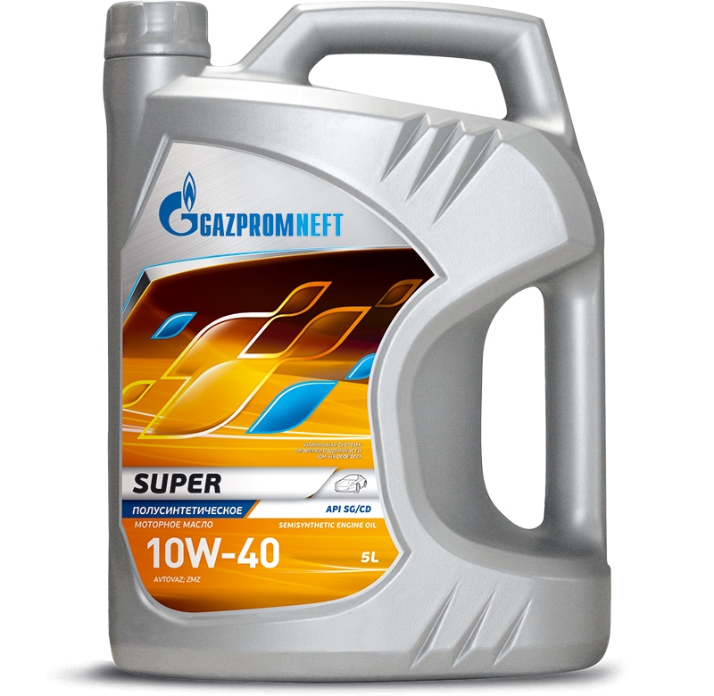 Масло моторное полусинтетическое - Gazpromneft Super 10W-40 5л
