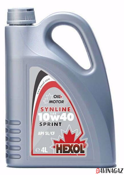 Моторное масло полусинтетическое - HEXOL SYNLINE SPRINT 10W40, 4л