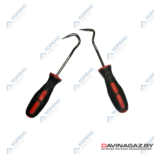 ХорексАвто - Набор крючков для демонтажа уплотнительных колец и сальников, 2 предмета / HZ 25.1.177S
