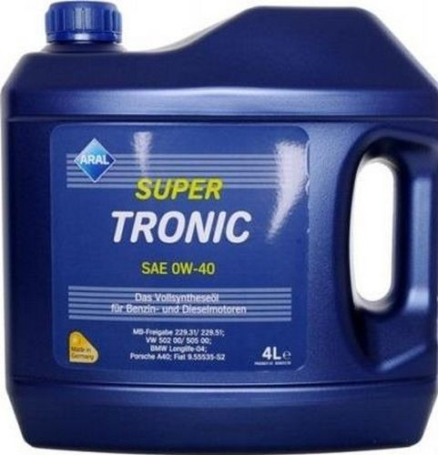 Масло моторное синтетическое - Aral SuperТronic 0W-40 4л