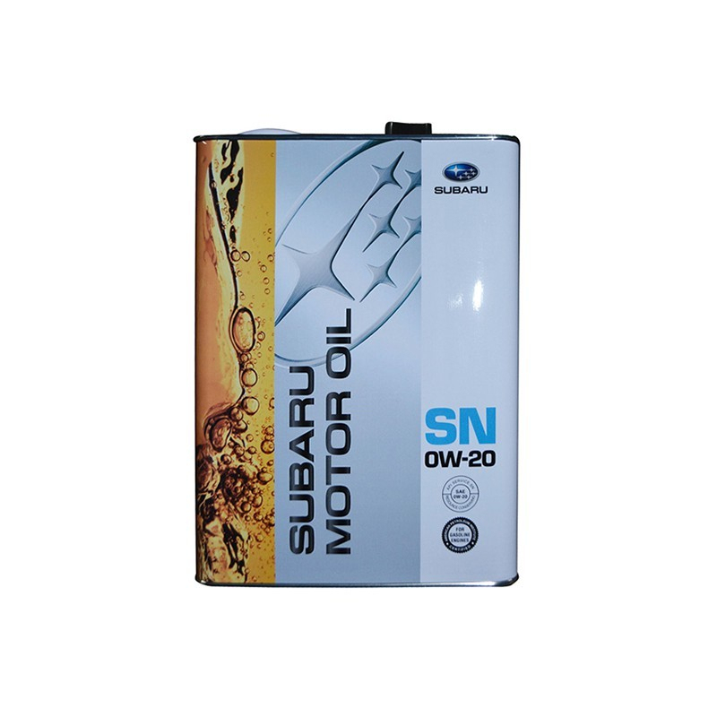 Масло моторное синтетическое - SUBARU SN ENGINE OIL 0W20 4л
