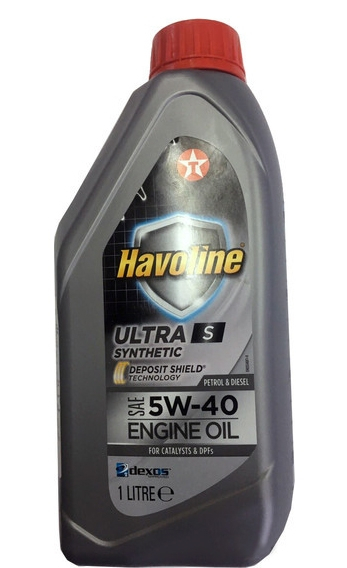 Масло моторное синтетическое - Texaco Havoline Ultra 5W40 1л