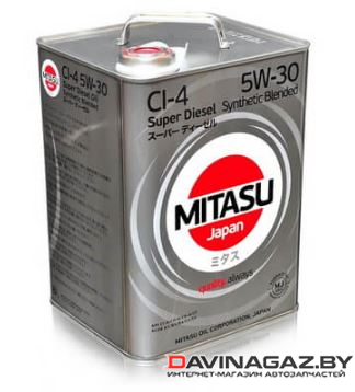 Моторное масло - MITASU SUPER DIESEL CI-4 5W30 Synthetic Blended, 6л / MJ-2206