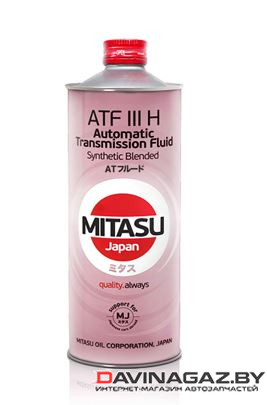 Жидкость гидравлическая - MITASU ATF III H Synthetic Blended, 1л / MJ-3211