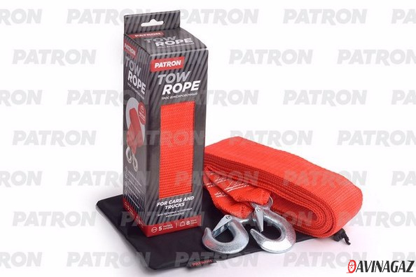 PATRON - Трос буксировочный 8т, 5м / PTR080