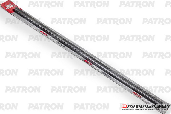 PATRON - Комплект резинок стеклоочистителя для бескаркасных щеток 6х700мм, 2шт / PWB7070-RUB-FLAT