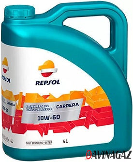 Масло моторное синтетическое - Repsol CARRERA 10W60, 4л
