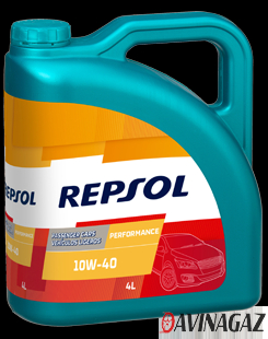 Масло моторное полусинтетическое - Repsol PERFOMANCE 10W40, 4л
