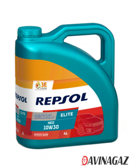 Масло моторное полусинтетическое - Repsol ELITE NEO 10W30, 4л
