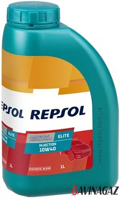 Масло моторное полусинтетическое - Repsol ELITE INJECTION 10W40, 1л