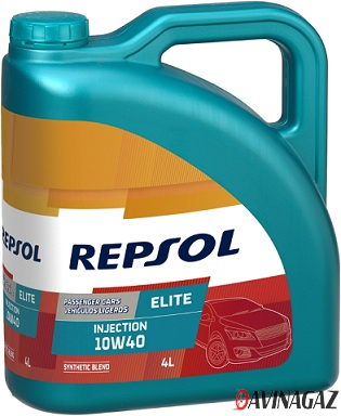 Масло моторное полусинтетическое - Repsol ELITE INJECTION 10W40, 4л