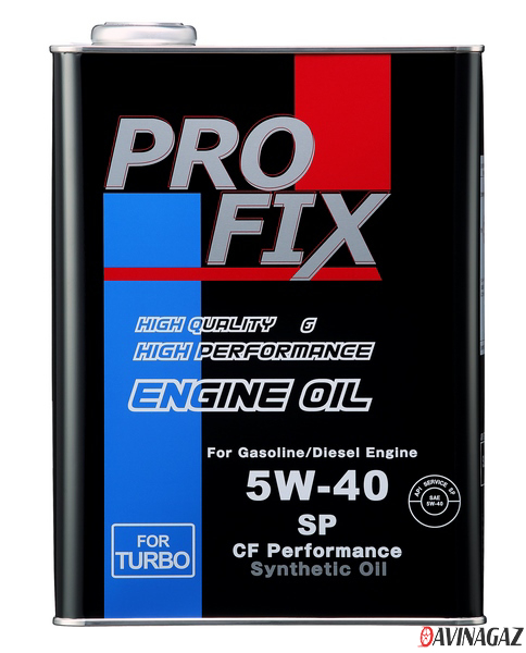 Масло моторное синтетическое - PROFIX Engine Oil SP 5W40, 4л