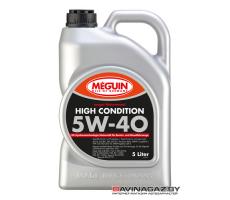 Моторное масло - MEGUIN MEGOL MOTORENOEL HIGH CONDITION 5W40, 5л / 3198