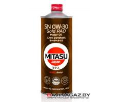 Моторное масло - MITASU GOLD PAO SN 0W30, 1л / MJ-1031