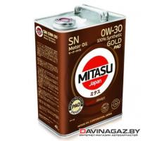 Моторное масло - MITASU GOLD PAO SN 0W30, 4л / MJ-1034