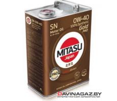 Моторное масло - MITASU GOLD PAO SN 0W40, 4л / MJ-1044