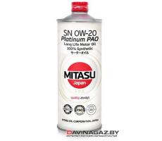 Моторное масло - MITASU PLATINUM PAO Plus SN 0W20, 1л / MJ-1101
