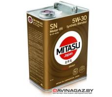 Моторное масло -MITASU MOTOR OIL SN 5W30 Synthetic Blended, 4л / MJ-1204