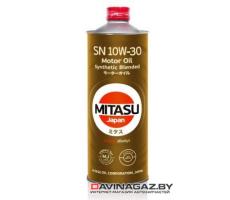 Моторное масло -MITASU MOTOR OIL SN 10W30 Synthetic Blended, 1л / MJ-1211