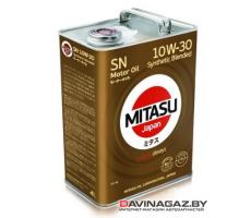 Моторное масло -MITASU MOTOR OIL SN 10W30 Synthetic Blended, 4л / MJ-1214