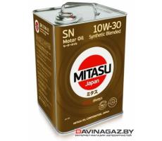 Моторное масло -MITASU MOTOR OIL SN 10W30 Synthetic Blended, 6л / MJ-1216