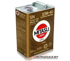 Моторное масло - MITASU MOTOR OIL LL SN 10W40 Synthetic Blended, 4л / MJ-122A4